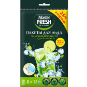 Пакеты для льда Master Fresh самозакрывающиеся с гидроклапаном, 8 листов по 28 шариков ПРОМО +25% В ПОДАРОК Пакеты для льда Master Fresh самозакрывающиеся с гидроклапаном, 8 листов по 28 шариков ПРОМО +25% В ПОДАРОК