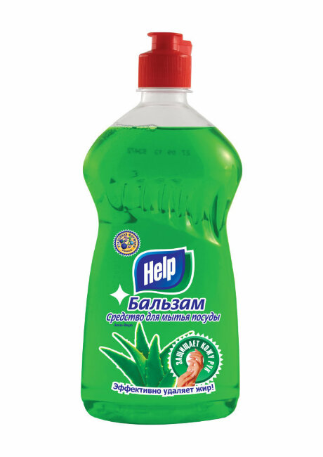 Средство для мытья посуды "Help" Бальзам Алоэ-Вера 0,72