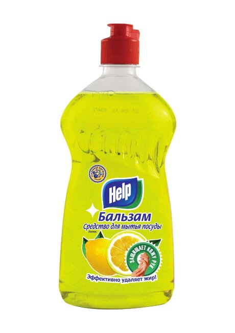 Средство для мытья посуды "Help" Бальзам Лимон 0,72
