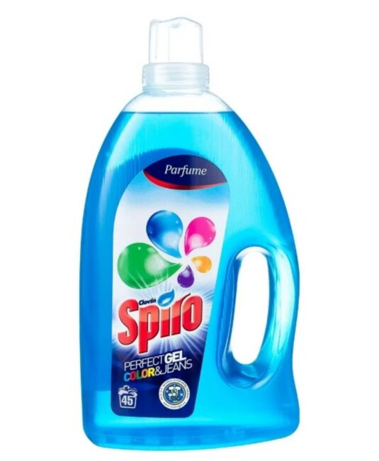 Spiro Color Гель с ланолином для стирки цветных тканей 3150 мл