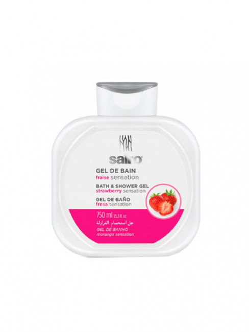 SAIRO гель для душа и ванны Клубничное ощущение 750мл SAIRO гель для душа и ванны Клубничное ощущение 750мл