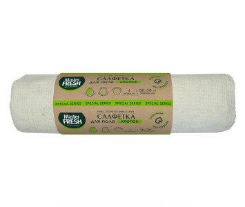Master FRESH салфетка для пола хлопковая 50*70см, РОЛИК, 1шт.