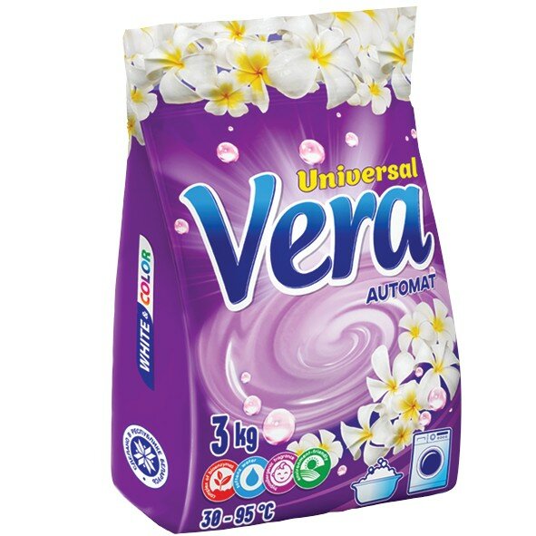 Вера Автомат универсал стиральный порошок пакет 3кг