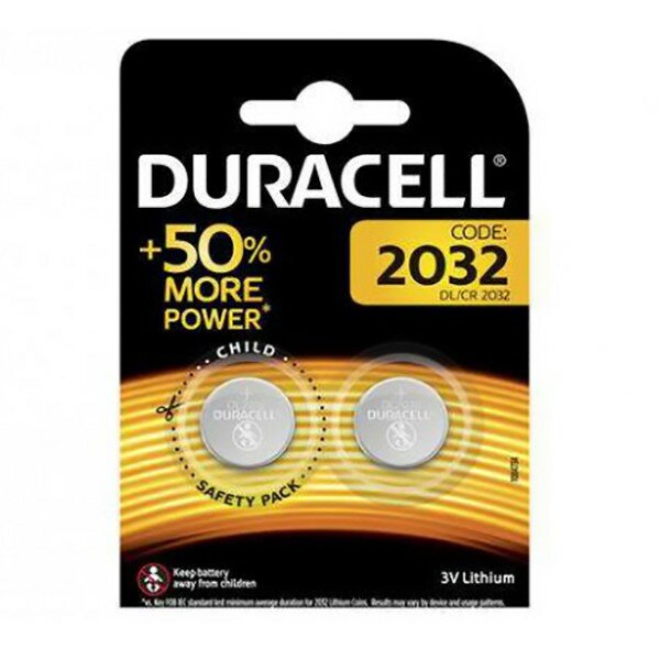 DURACELL батарейки CR2032 BL2 блистер 2шт DURACELL батарейки CR2032 BL2 блистер 2шт