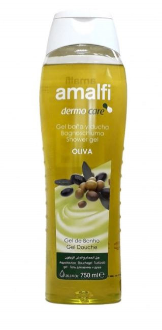 AMALFI гель для ванн и душа Оливковый  "Olive" для всех типов кожи 750мл