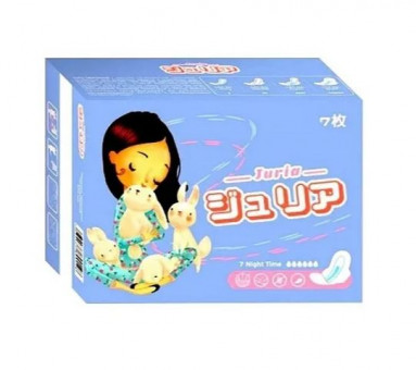 JURIA  Прокладки гигиенические Night Time 32см 7 шт