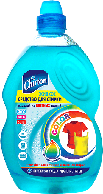 Chirton Жидкое средство для стирки Цветных тканей 1325мл Chirton Жидкое средство для стирки Цветных тканей 1325мл