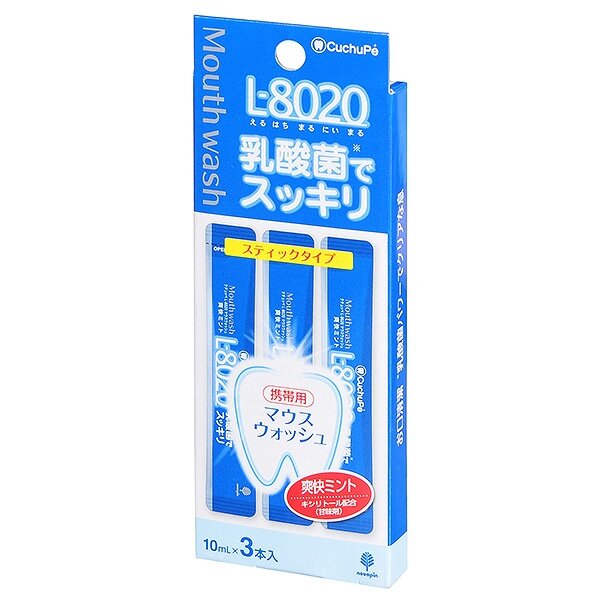 Ополаскиватель для полости рта L-8020 "Освежающая мята" в стиках, 3шт х 10 мл Ополаскиватель для полости рта L-8020 "Освежающая мята" в стиках, 3шт х 10 мл