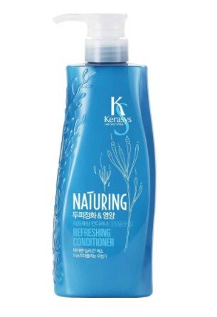 KERASYS Кондиционер для волос Naturing Refreshing Уход за кожей головы с морскими водорослями 500 мл.