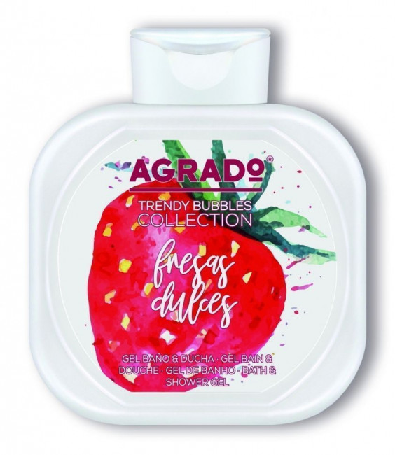AGRADO гель для ванн и душа Сладкая клубника "Sweet strawberries" 750мл