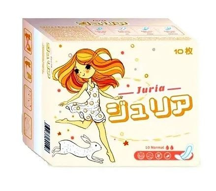 JURIA  Прокладки гигиенические Normal 24см 10 шт