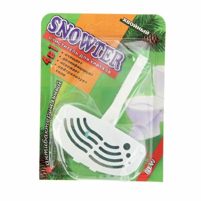 Snowter Очиститель для унитаза Подвеска, 30гр. Хвоя Snowter Очиститель для унитаза Подвеска, 30гр. Хвоя