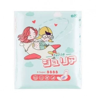 JURIA  Прокладки гигиенические Super 26см 8 шт