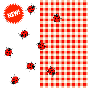 Plushe Салфетки Божья Коровка 33см, 2 слоя, 24 листа Plushe Салфетки Божья Коровка 33см, 2 слоя, 24 листа