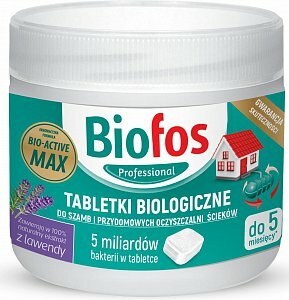 Biofos Таблетки для септиков и небольших очистных сооружений 12шт/20гр Biofos Таблетки для септиков и небольших очистных сооружений 12шт/20гр
