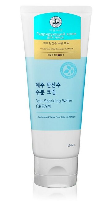 Гидрирующий крем для лица с термальной водой "Jeju Sparkling Water", 100 мл.
