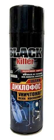 Дихлофос Black Ultra от всех насекомых 300мл (без запаха) Дихлофос Black Ultra от всех насекомых 300мл (без запаха)