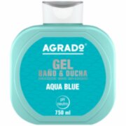 AGRADO гель для ванн и душа"Aqua blue" увлажняющий 750мл