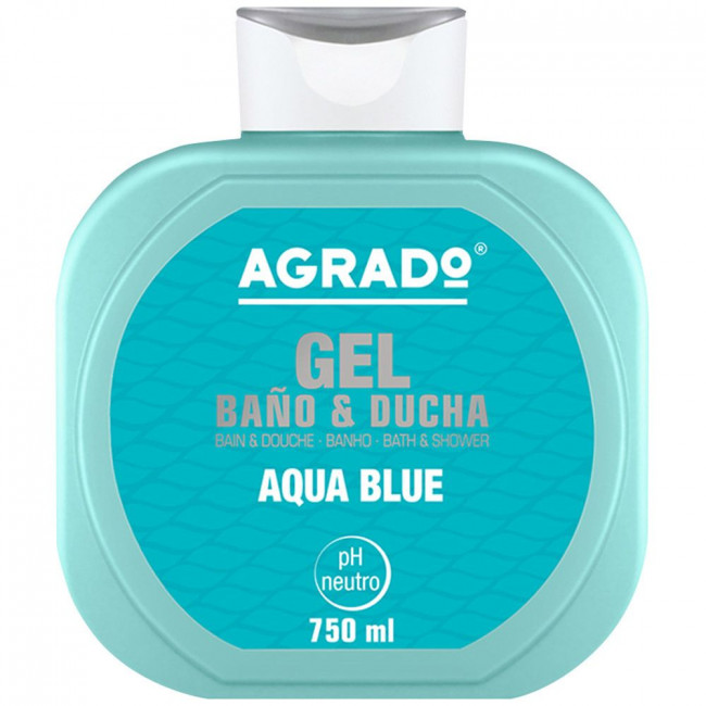 AGRADO гель для ванн и душа"Aqua blue" увлажняющий 750мл AGRADO гель для ванн и душа"Aqua blue" увлажняющий 750мл