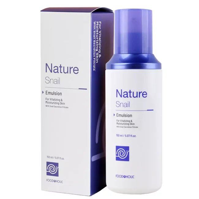 Восстанавливающая эмульсия с муцином улитки "Food A Holic", 150 мл. Восстанавливающая эмульсия с муцином улитки "Food A Holic", 150 мл.