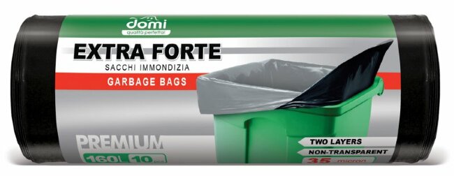 Domi Мешки для мусора 160л/10шт (LDPE) Domi Мешки для мусора 160л/10шт (LDPE)