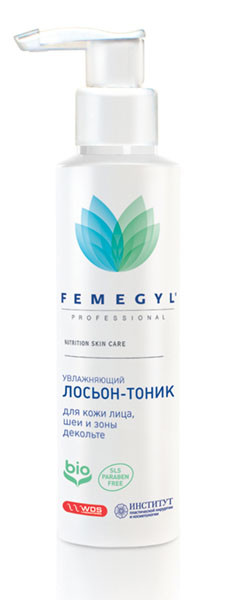 FEMEGYL Лосьон-тоник Увлажняющий для кожи лица, шеи и зоны декольте 100мл FEMEGYL Лосьон-тоник Увлажняющий для кожи лица, шеи и зоны декольте 100мл