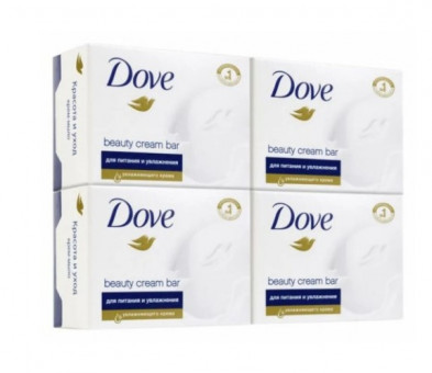 DOVE Мыло туалетное Красота и уход  набор 4х135 гр