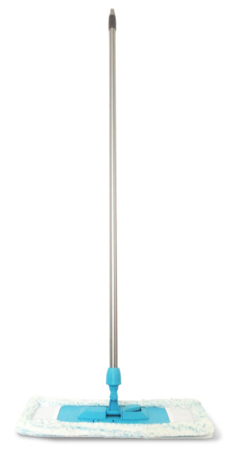 МЖ Швабра плоская универсальная LUXE КОМФОРТ с прорезиненной рукояткой 118 см