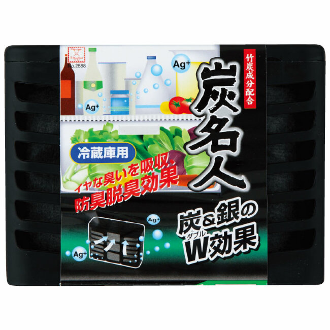 Поглотитель неприятных запахов для общего отделения холодильника с древесным углем и ионами серебра Поглотитель неприятных запахов для общего отделения холодильника с древесным углем и ионами серебра
