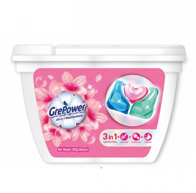 GrePower Средство для стирки 3 в 1 концентрированное в растворимых капсулах 10 гр * 36 шт GrePower Средство для стирки 3 в 1 концентрированное в растворимых капсулах 10 гр * 36 шт