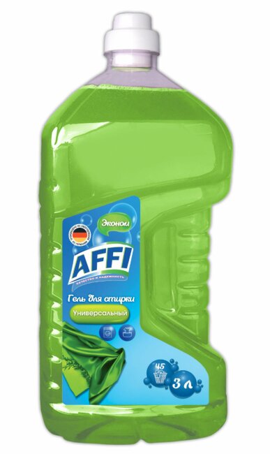 Affi Гель для стирки Эконом Универсальный 3л (45 стирок)