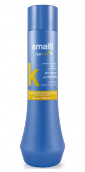 AMALFI Кондиционер с Кератином - Спа-Аромат "With Keratin SPA", для вьющихся и спутанных волос 1000мл