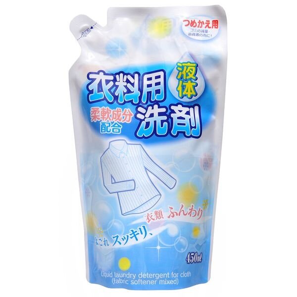 Гель для стирки со смягчителем концентрированный, сменная упаковка, 450 мл Гель для стирки со смягчителем концентрированный, сменная упаковка, 450 мл