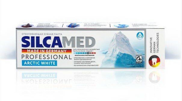 Зубная паста SILCAMED Arctic White 100 Зубная паста SILCAMED Arctic White 100