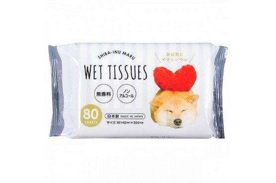 Салфетки влажные для рук "Сиба-ину Мару", 80 шт Салфетки влажные для рук "Сиба-ину Мару", 80 шт