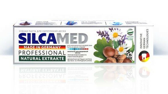 Зубная паста SILCAMED Natural Extrakte 100