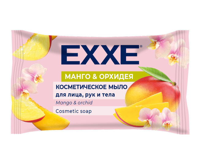 EXXE Косметическое мыло Манго и орхидея 75г (флоу-пак)