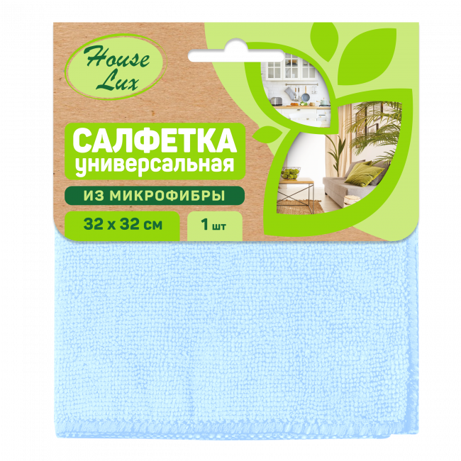 House Lux №1 тряпка для пола микрофибра 50*70	