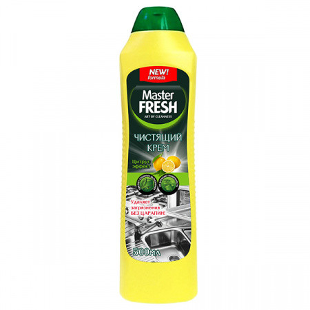 Master FRESH чистящий крем Аромат лимона, 500 мл. Master FRESH чистящий крем Аромат лимона, 500 мл.