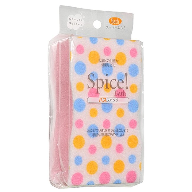 Губка для чистки ванн "Горошек", 1 шт Губка для чистки ванн "Горошек", 1 шт