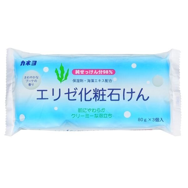 Мыло туалетное Kaneyo Elysee Морские водоросли, 3шт х 80 г Мыло туалетное Kaneyo Elysee Морские водоросли, 3шт х 80 г
