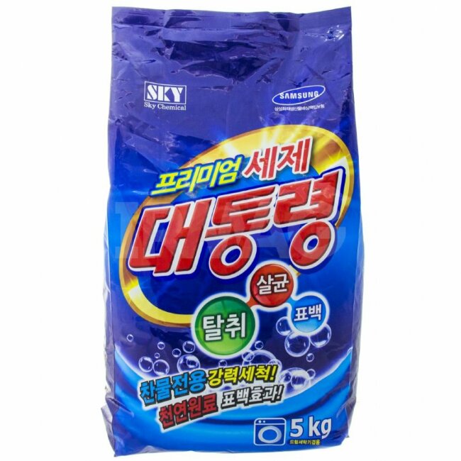 "PRESIDENT" Универсальный концентрированный порошок для стирки белья пакет 5 кг