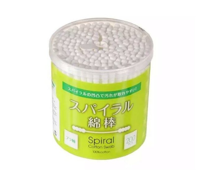 Ватные палочки спиралевидные, 200 шт Ватные палочки спиралевидные, 200 шт