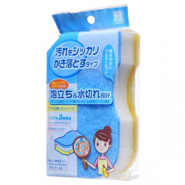 Губка для чистки ванн жесткая "Воздушная" Aero Sponge Kokubo Губка для чистки ванн жесткая "Воздушная" Aero Sponge Kokubo