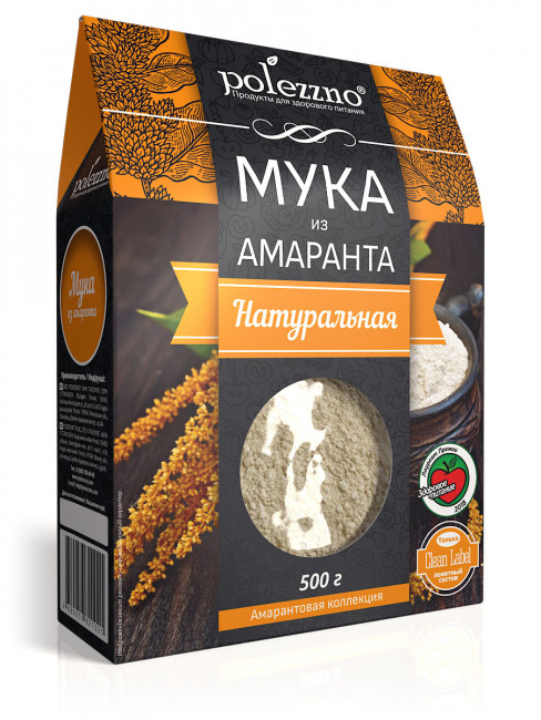 POLEZZNO Амарантовая мука, 500 г POLEZZNO Амарантовая мука, 500 г