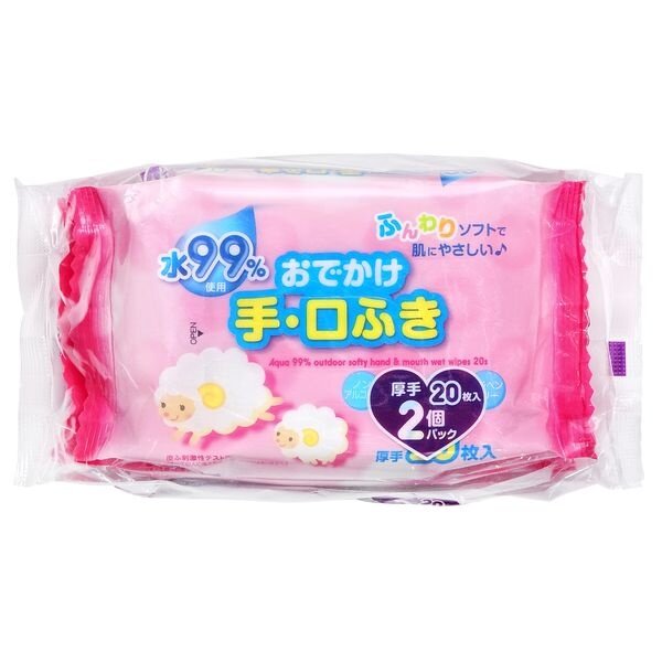 Салфетки влажные для рук и лица, 2х20 шт Салфетки влажные для рук и лица, 2х20 шт