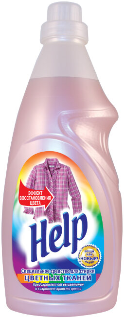 Специальное средство для стирки цветных тканей "Help" 2000 г Специальное средство для стирки цветных тканей "Help" 2000 г