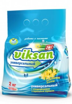 Viksan стиральный порошок с кондиционером 2в1 "Цветение липы" 2кг  