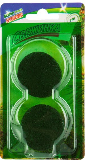 Таблетка 2 шт. для сливного бачка "Свежинка" хвоя 2х40 гр. Таблетка 2 шт. для сливного бачка "Свежинка" хвоя 2х40 гр.