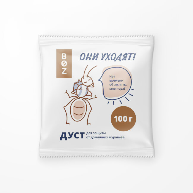 Дуст для защиты от муравьев «BOZ», 100 гр